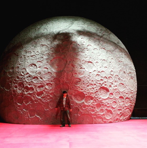 舞美景片道具月球泡沫雕塑布景